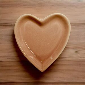 Ceramic Pink Heart Shaped Decorative Dish Jewelry ‎ Trinket Holder new
